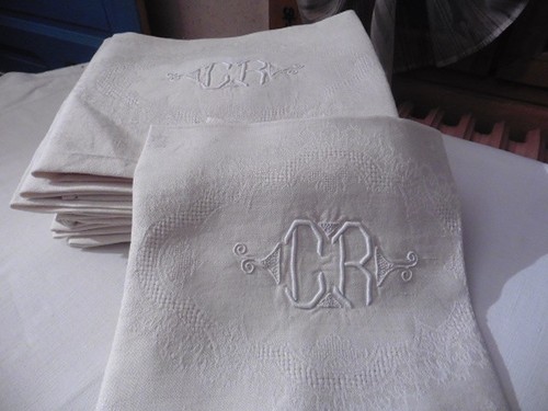Anciennes serviettes de - serviettes,