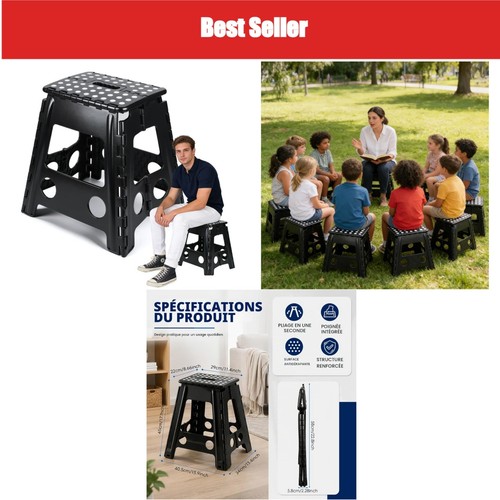 Tabouret pliable cm - tabouret, 45