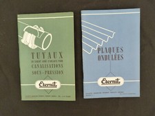 2 Catalogues ETERNIT tuyaux