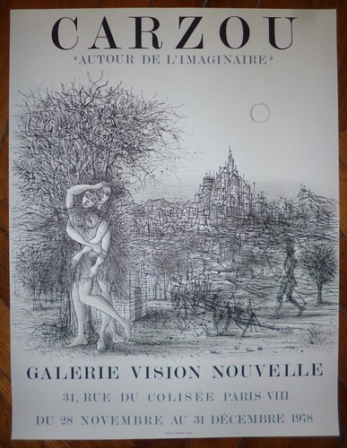 Carzou jean affiche - jean, en