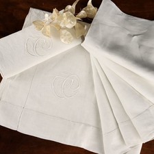 Drap Simple Lin avec Taie d'Oreiller Italie Second Hand Original