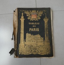 vieux livre TABLEAU DE PARIS
