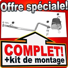 Ligne pot d'échappement pour