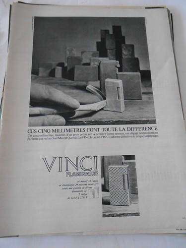 Publicite 1967 briquet - ,