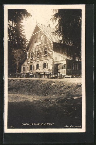 Chata pramene vltavy - chata,