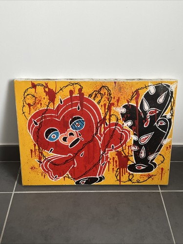 Tableau peinture huile - peinture, À