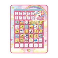 LEXIBOOK - Tablette Educative & Bilingue Licorne - Français, Anglais - Abécédair