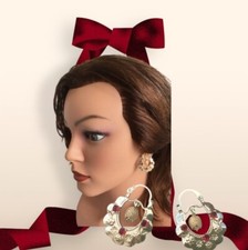 boucles d'oreilles   Savoyarde Créole  Pour   Enfant  Rosante NØ 65