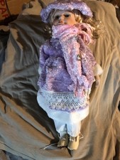 poupee porcelaine  vintage 40 CM