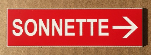 Pancarte adhésive sonnette - adhÉsive,