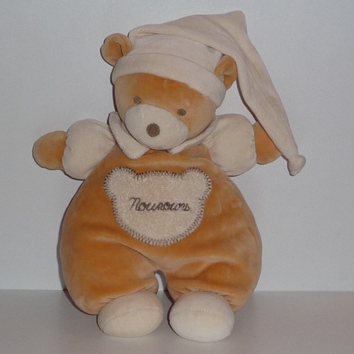 Doudou ours nounours bonnet - -,