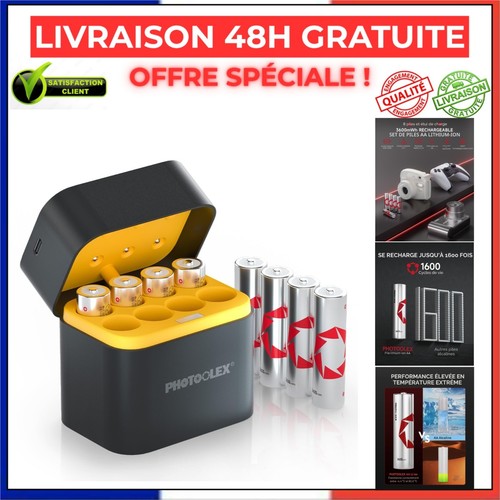 Piles rechargeables lithium - rechargeables,