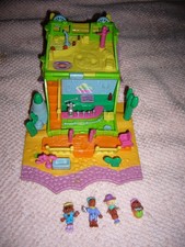 Vintage Polly Pocket 1994 Complet bluebird Light-up Horse House