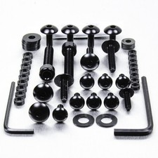 Kit visserie carenage en aluminium XL600V Transalp 94-99 Noir