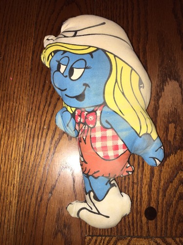 Vtg smurfette girl smurf - vtg,