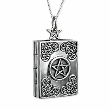 Collier grimoire païen wiccan
