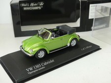 VW COCCINELLE 1303 CABRIOLET 1974 Vert MINICHAMPS 1:43