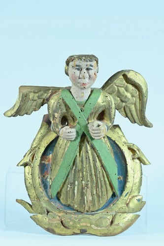 Ancien ange applique - ancien, d'applique