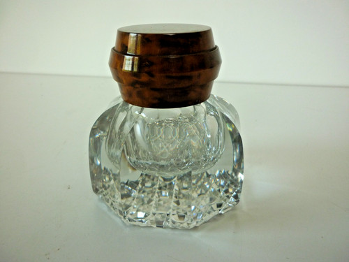 Ancien encrier cristal - encrier, en