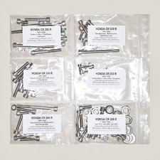 HONDA CR 250 R 1981-1982 Kit vis BTR inox moteur complet CR250 CR250R