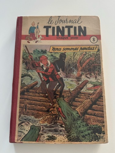 Tintin reliure recueil 8 - tintin,