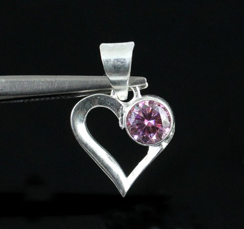 Pendentif cœur solitaire - pendentif,
