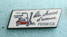 Rare Pin's Chariot élévateur Fenwick TP