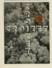 COGNAC CROIZET / PUBLICITÉ