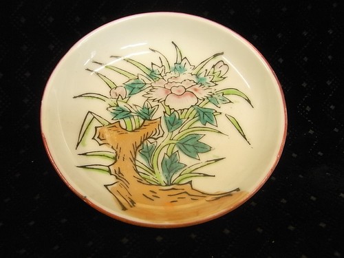 Old cup plate asian - old,