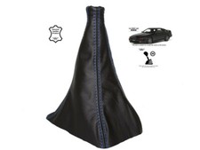 Soufflet Levier De Vitesse Pour Toyota Supra MK3 1986-93 Cuir Surpiq Bleu