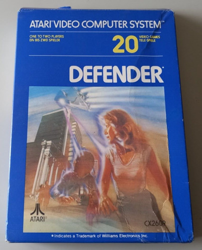 Jeu atari 2600 defender - 2600, "defender"