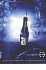 PUBLICITE  2000   POMMERY champagne POP