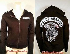 Authentique Sons of Anarchy Soa Autoroute Fermeture Éclair Polaire Juniors Sweat