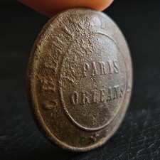 Bouton chemin de fer Paris