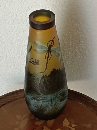 Réplique gallé vase verre - réplique,