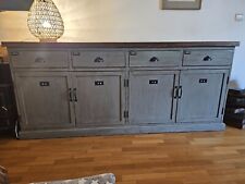 meuble buffet bas - type industriel - vert