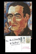 Emmanuel Bellini (1904-1989) - Peintre français - Carte dédicacée + Photo - 1980