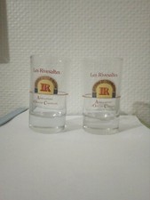 2 verres publicitaires LES