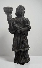 Figure de porteur en chêne sculpté – Torchère – XVIe siècle - Haute Époque 