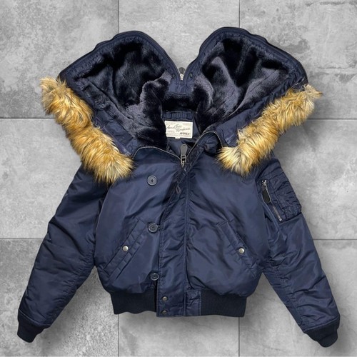 Avirex fur fligh jacket - fligh,