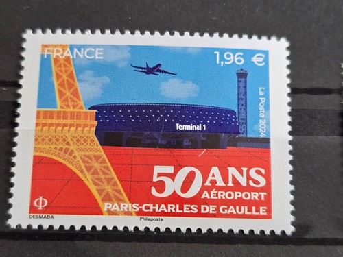 Timbre france 5763 aéroport - timbre, 5763**