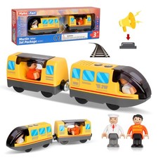 Train de Locomotives à Piles-Connexion Magnétique, Train Electrique Enfant, J...