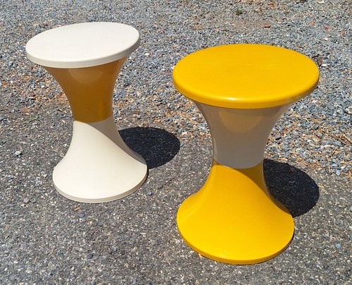 Tabouret creme vintage tam - vintage, tam-tam