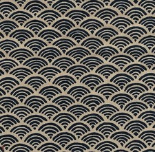 Tissu japonais vagues - japonais, cm