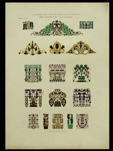 Ornements art deco - art, -1913-