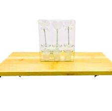 Ikea set de trois bouchons  transparent forme fleur,papillon,coeur 10,5 cm env