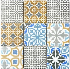 Mosaïque rétro carreau