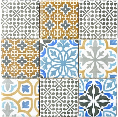 Mosaïque rétro carreau