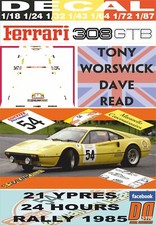 DECAL FERRARI 308 GTB