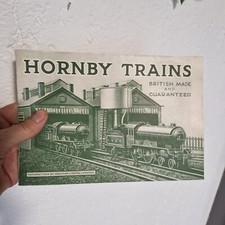 HORNBY TRAINS catalogue GB affiche 1933 original bel état jep cr lr